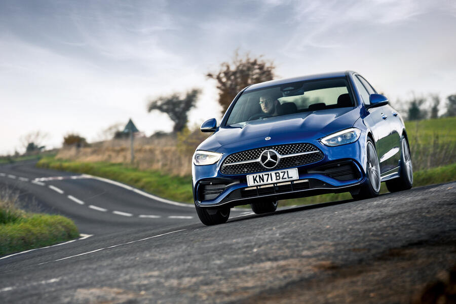 98 Mercedes benz c class front cornering