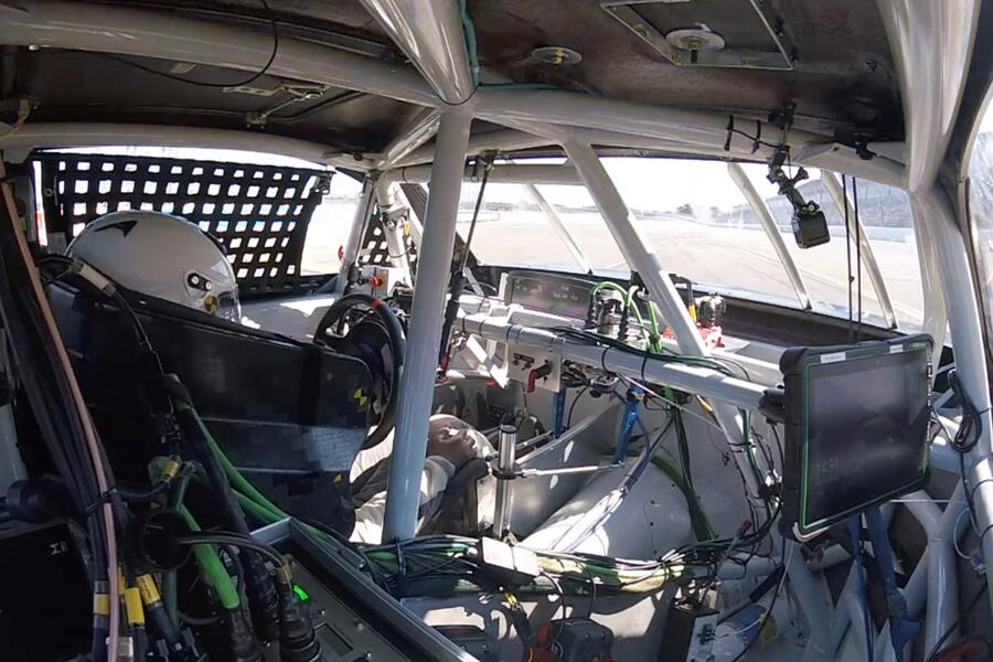 98 Nascar interior crash test