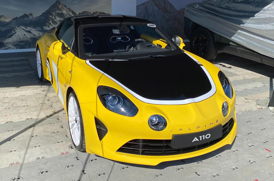 99 Alpine a110 corse 75 front quarter goodwood