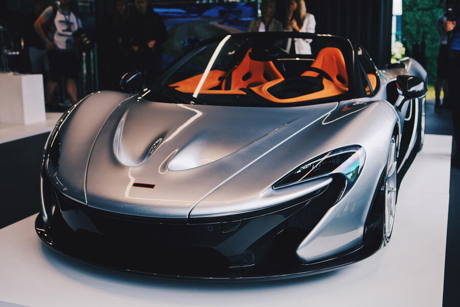 99 Mclaren p1 spider lanzante front quarter goodwood