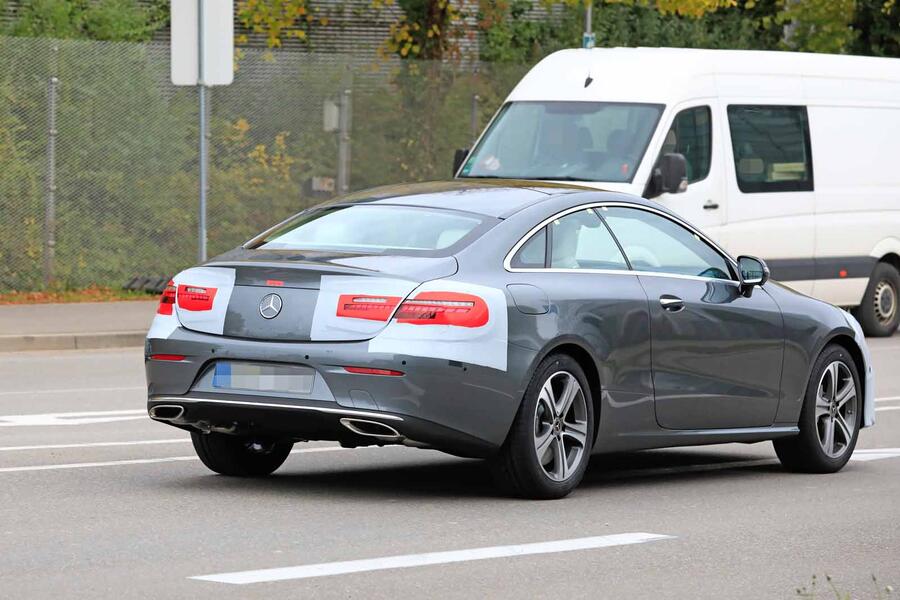 New Mercedes E Class Coupe Caught Testing Autocar