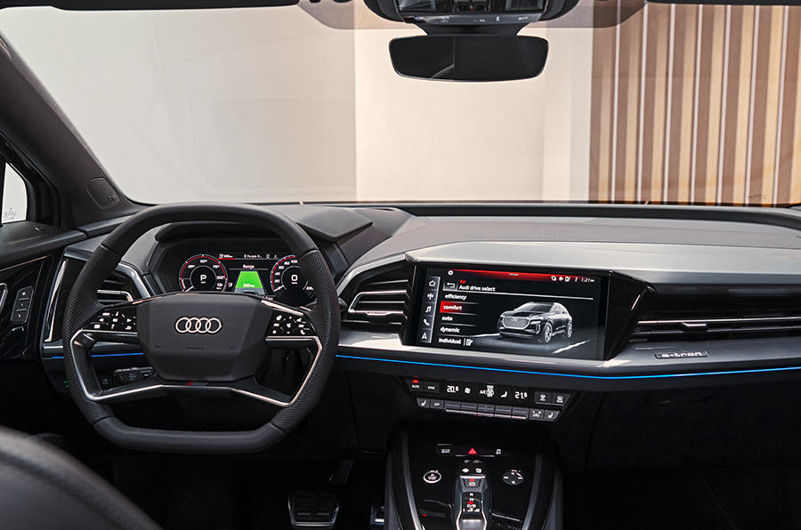 The Audi Q4 e-tron: high-tech space exploration | Autocar