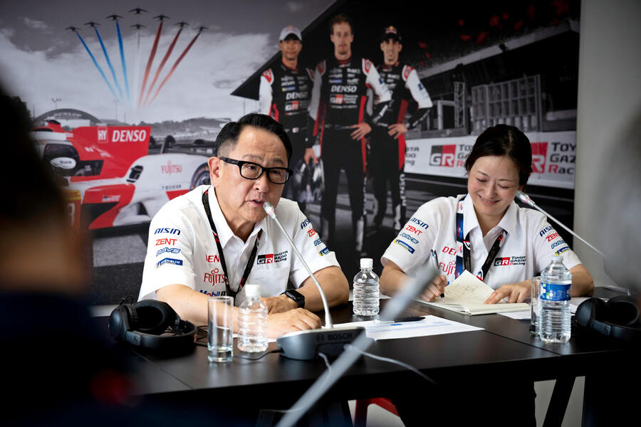 Akio toyoda le mans interview