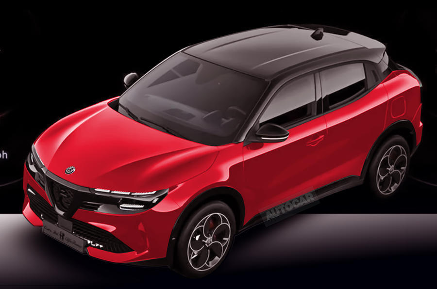 2024 Alfa Romeo small SUV leak â€“ front quarter