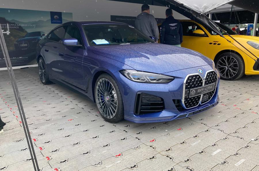 Alpina b4 s gran coupe front side
