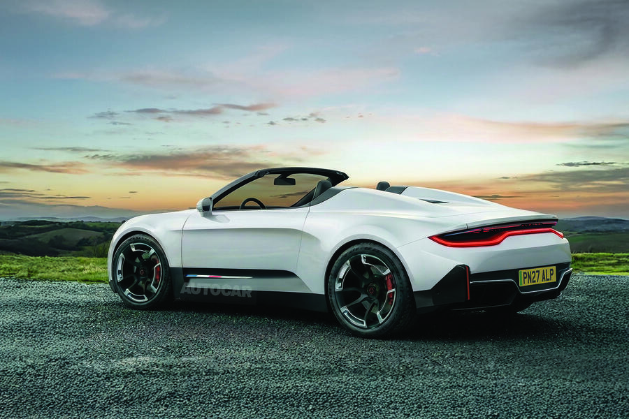 Alpine A110 convertible Autocar render