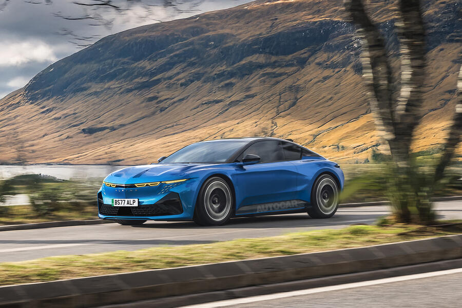 Alpine A310 Autocar render