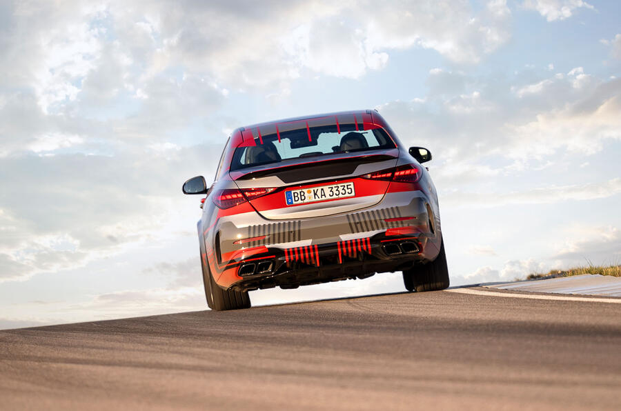 Amg c63 e proto rear