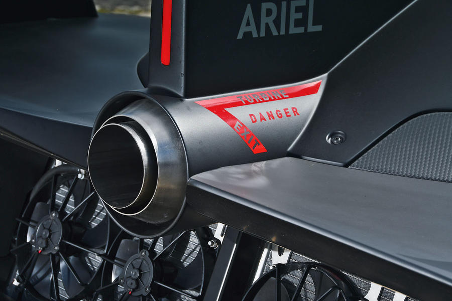 Ariel hipercar 2022 turbine exhaust