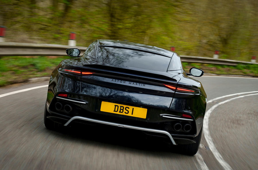 Aston martin dbs 770 review 2023 05 rear action 0