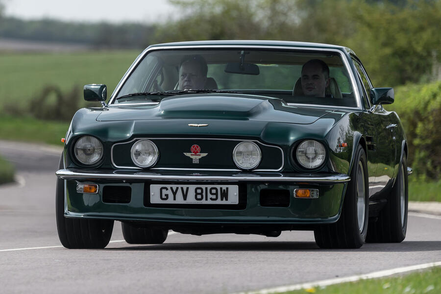 Aston martin v8 front