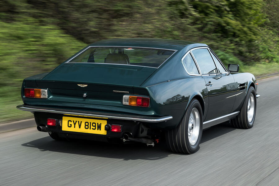 Aston martin v8 rear three quarter