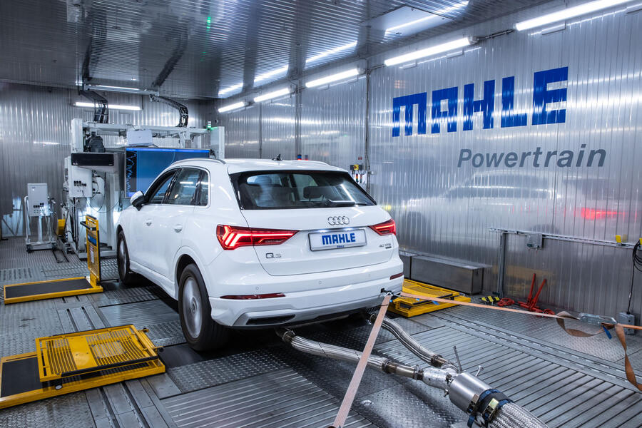 Audi q3 on mahle powertrain test dyno