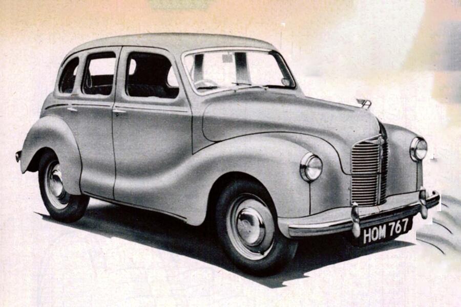 Austin a40 front three quarter