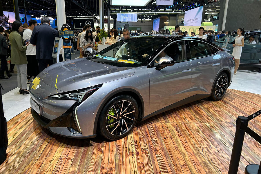 Arcfox Alpha S5 at Beijing motor show â€“ front