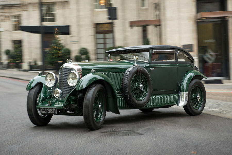 Bentley Blue Train Special driving in London