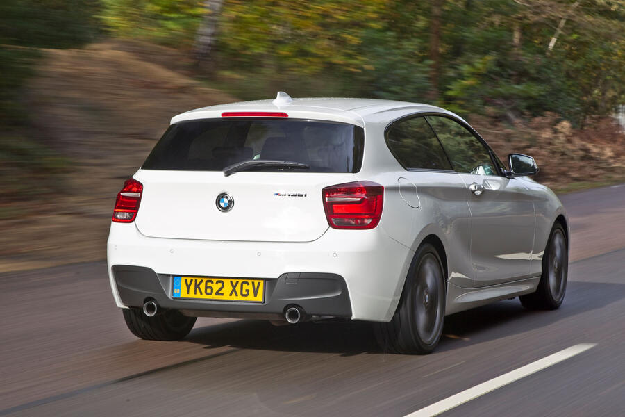 Bmw m135i 2012 rear quarter tracking 0