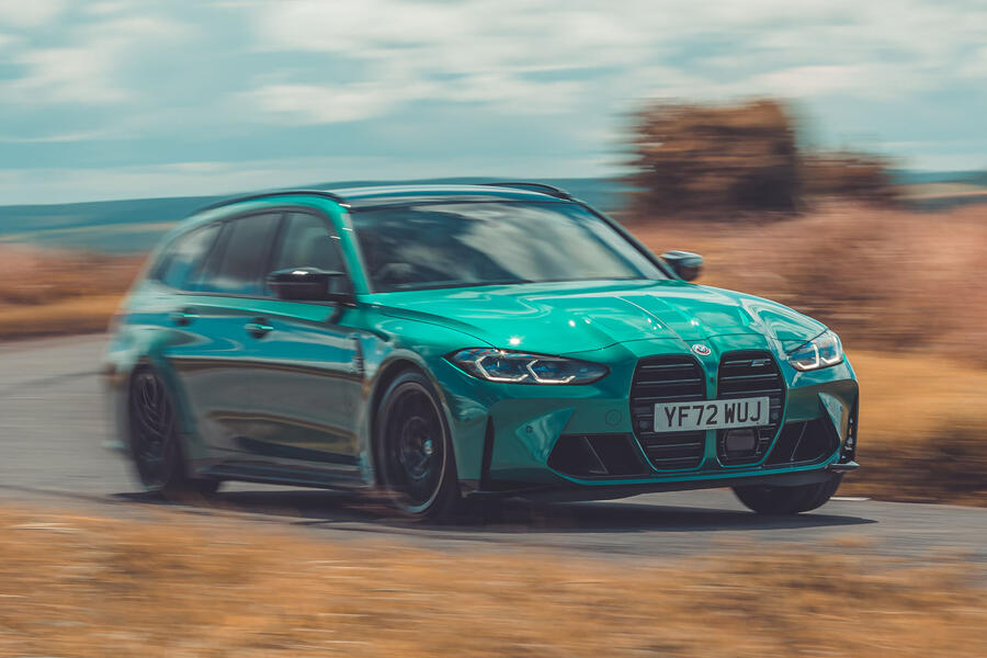 BMW M3 Touring cornering
