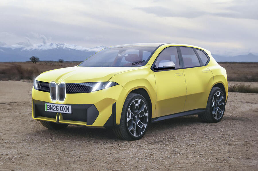BMW iX3 render Autocar