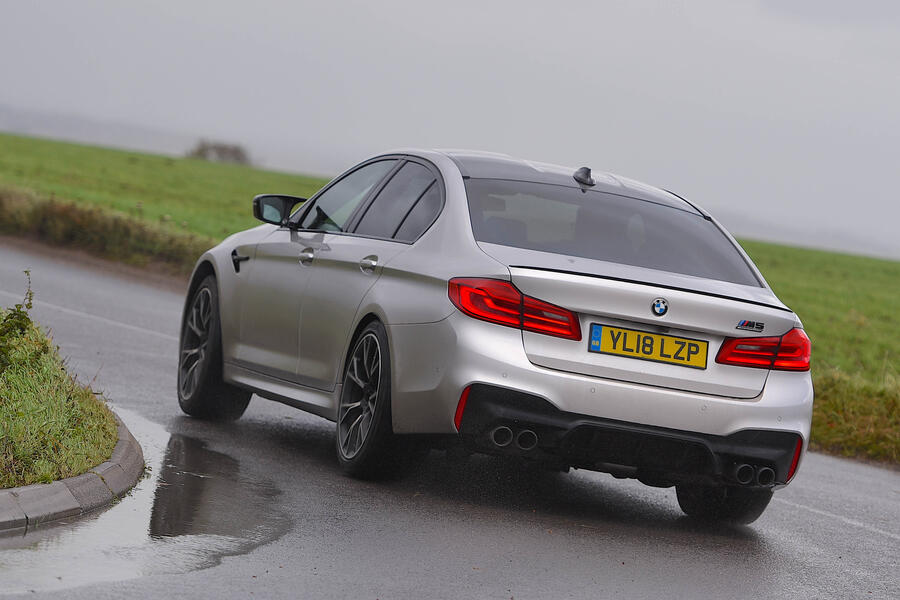 Bmw m5 competition rearcorner