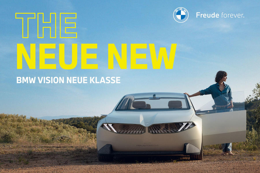 BMW Neue Klasse advert