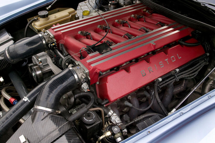 Brisol fighter engine bay