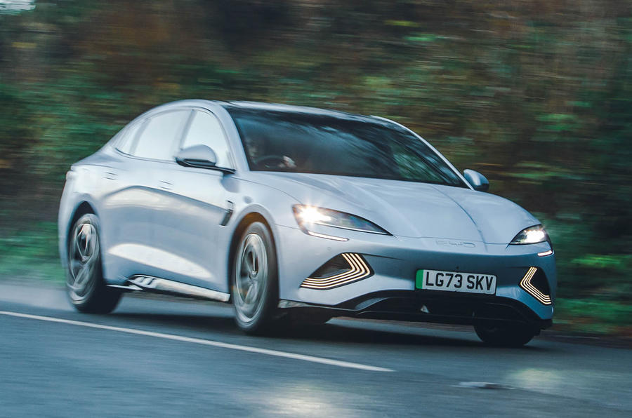 BYD Seal front quarter driving