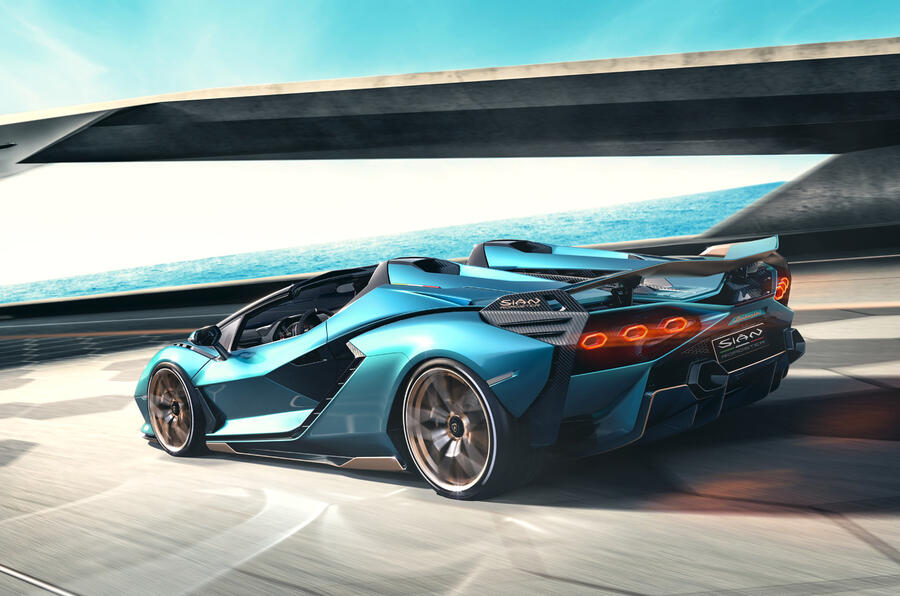 Lamborghini Sian 808bhp Hybrid Hypercar Gains Roadster Variant Autocar