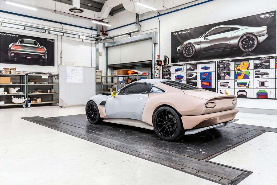 Caterham Project V clay model
