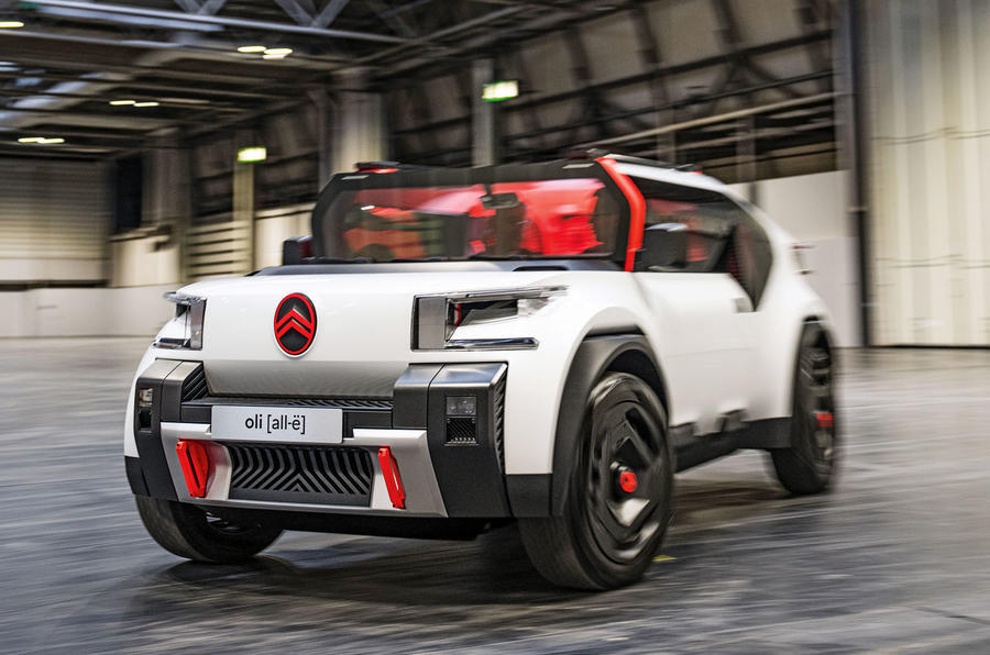 Prototype Citroën Oli roulant devant