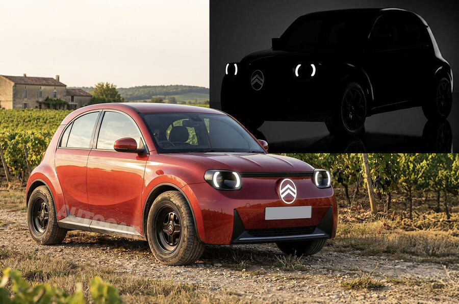 Autocar render of new Citroen 2CV