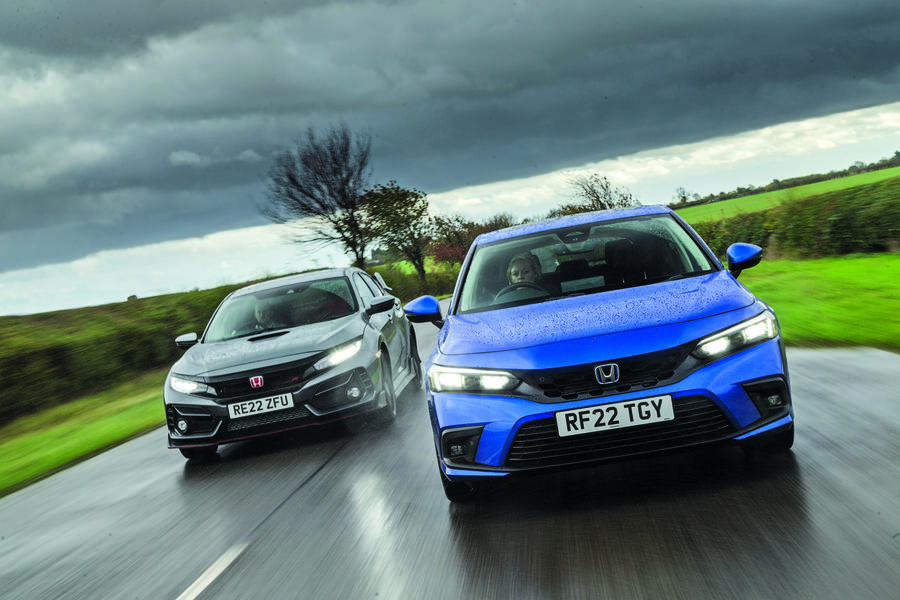 Civic type r side by side