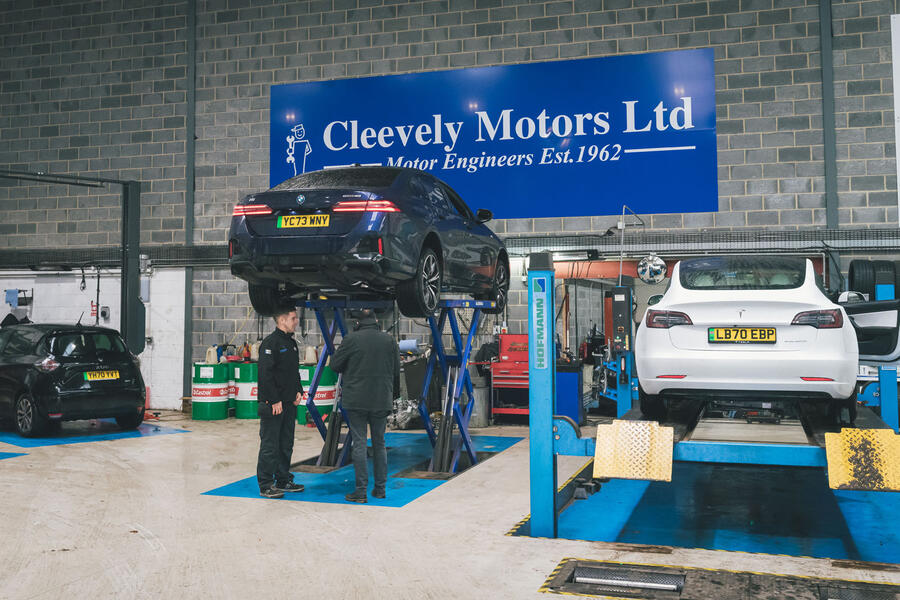 Electric car maintenance