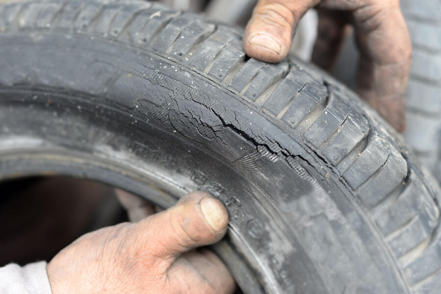 Cracked tyre â€“ Image, Getty Images