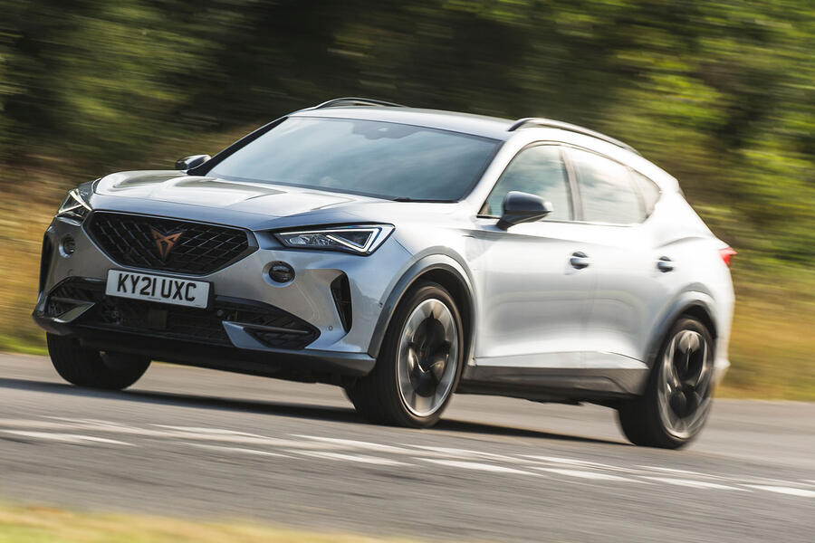 Cupra formentor front three quarter