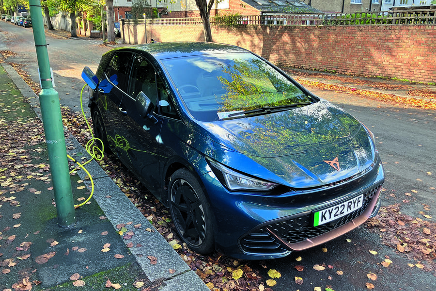 Cupra born parking ticket
