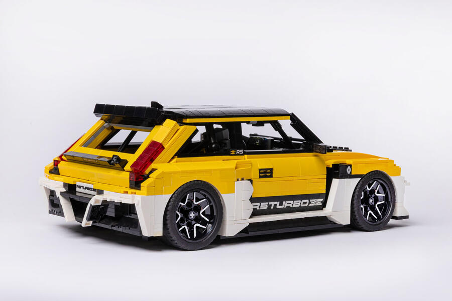 Dave Collins' Renault 5 Turbo 3E made from Lego â€“Â  rear