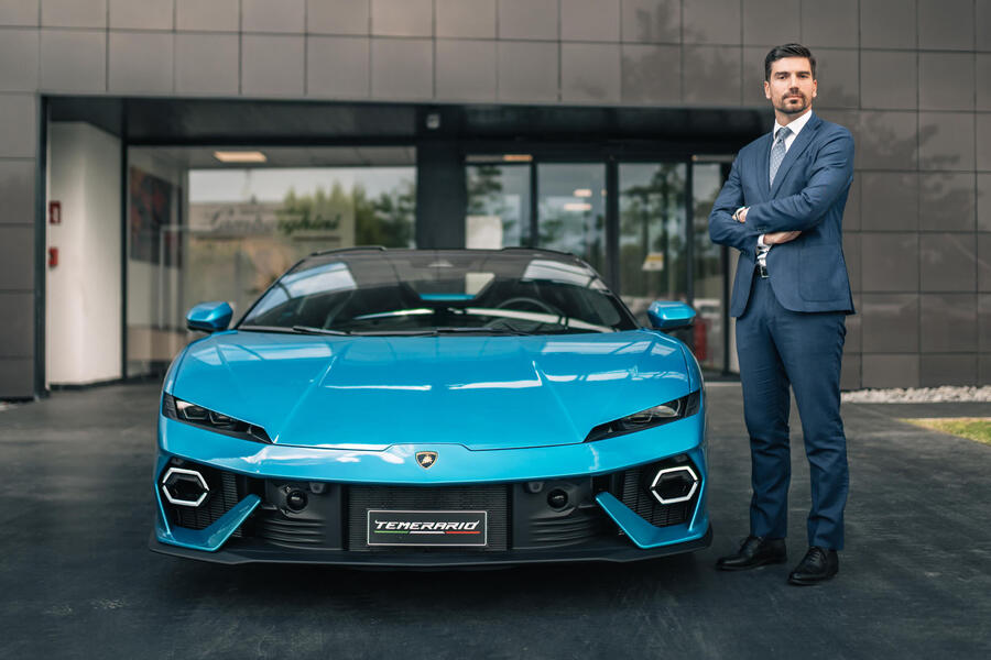 Davide Sfrecola, head of Lamborghini UK