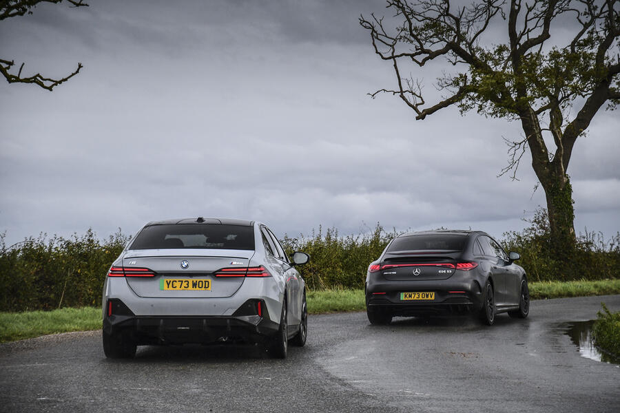 Bmw 5 series vs on sale tesla model s
