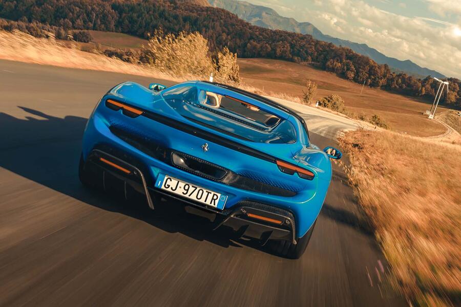 Ferrari 296 gts rear