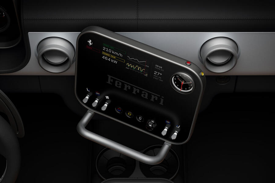 Ferrari Luce touchscreen