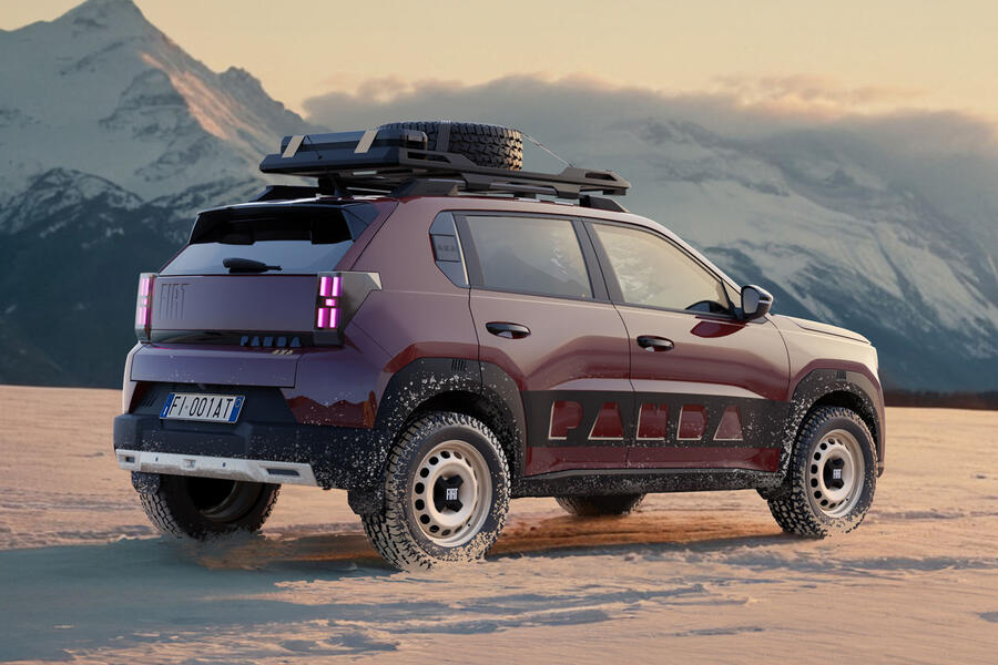 Fiat Grande Panda 4x4 rear quarter
