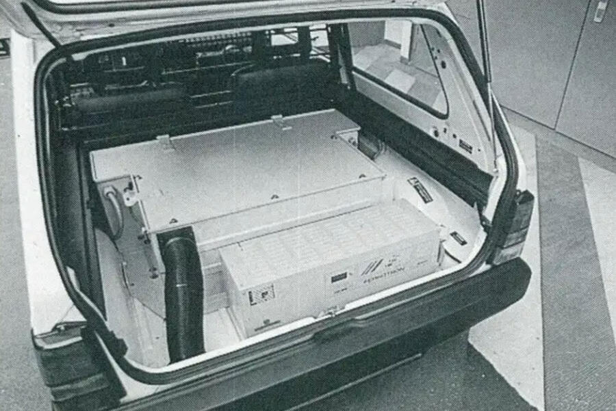 Fiat Panda Elettra boot batteries