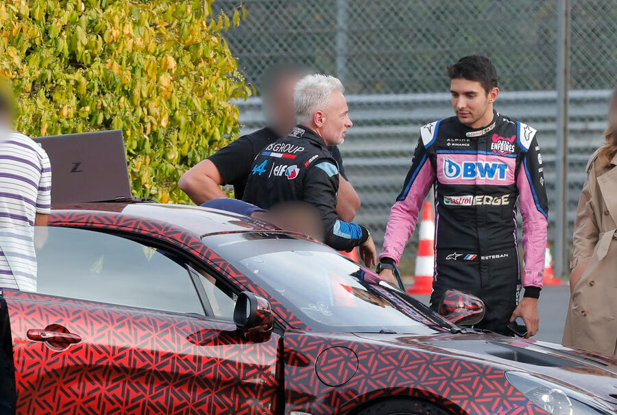 final alpine a110 and esteban ocon