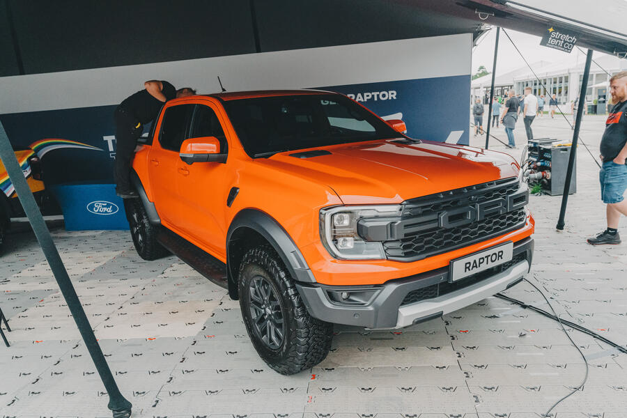 Ford ranger raptor front side