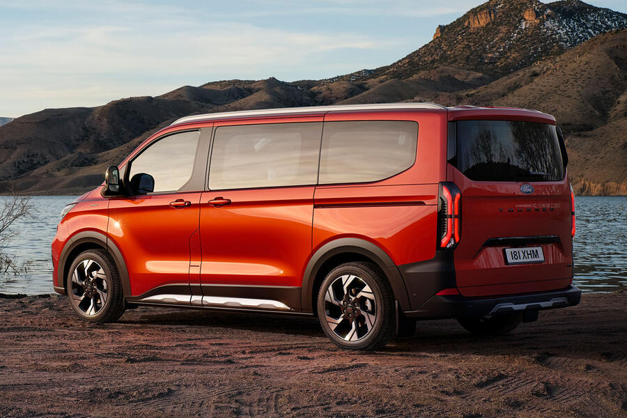 Ford tourneo active rear three quarter