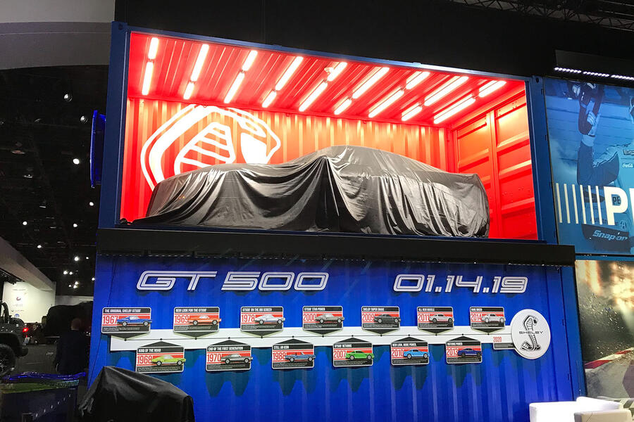 Ford mustang gt500 tease