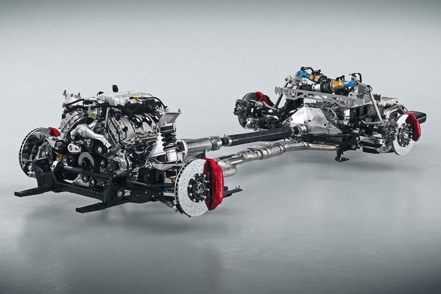 Ford Mustang GTD chassis