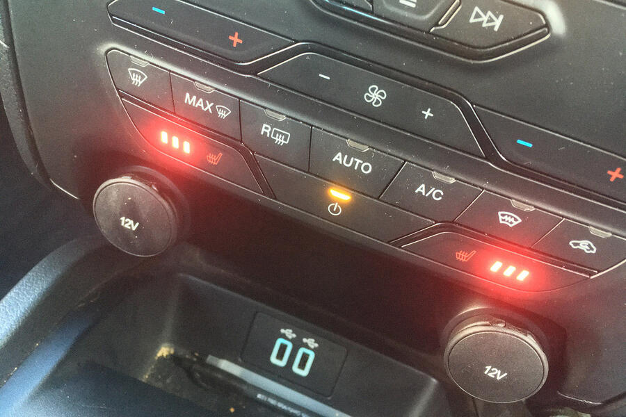 Ford ranger heated seats
