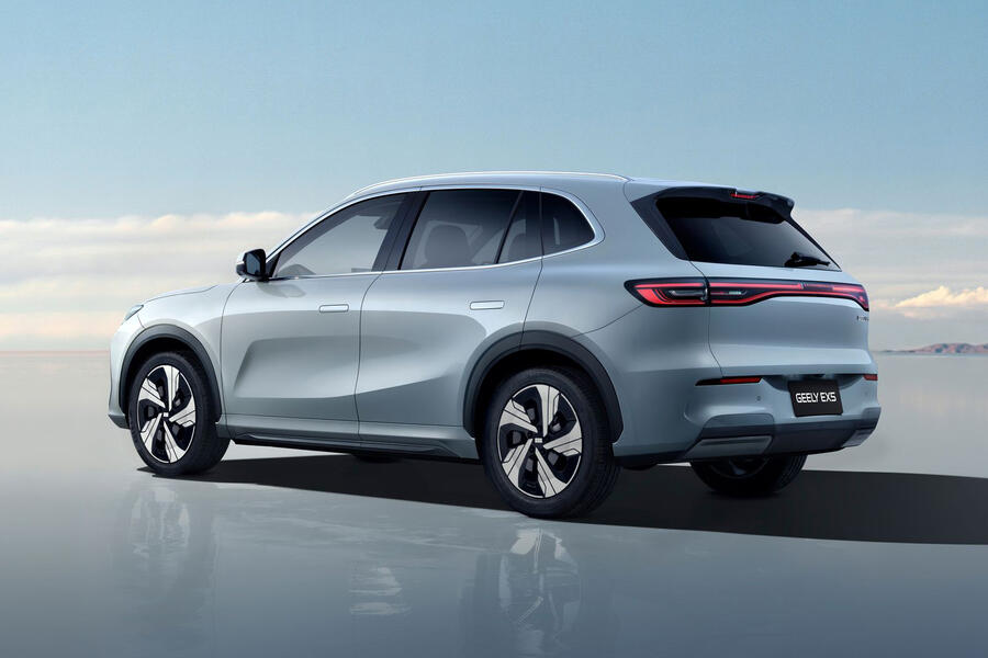 geely ex5 rear quarter static